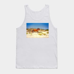 Wild Horses at Cumberland Island National Seashore Tank Top